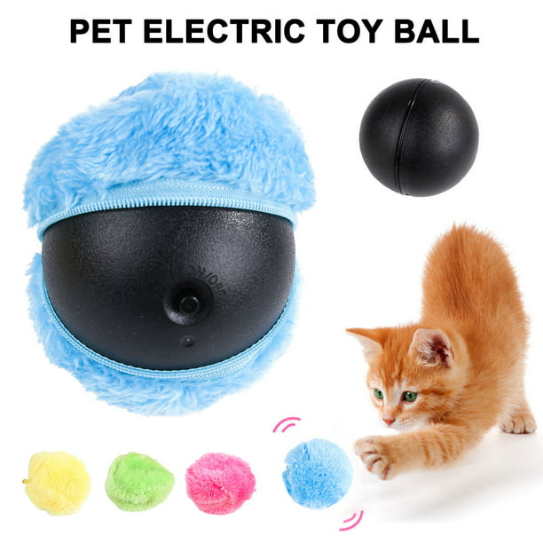 Magic Roller Ball Automatic Dog Cat Toy Robotic Microfiber Mop Ball Sweeper